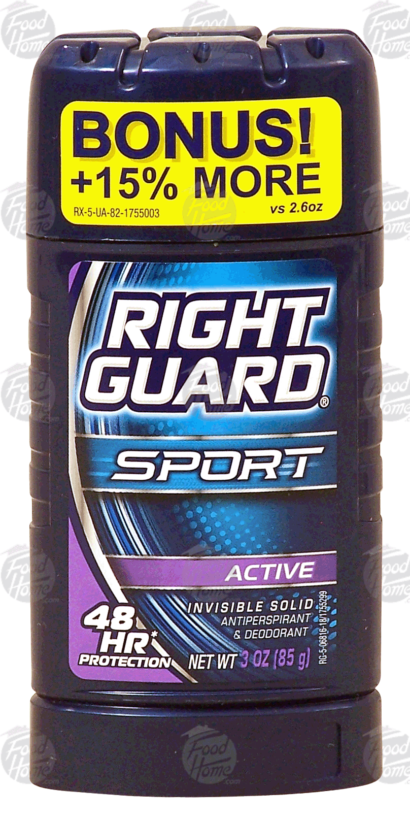 Right Guard&nbsp;Sport&nbsp;invisible solid antiperspirant & deodorant, active Full-Size Picture